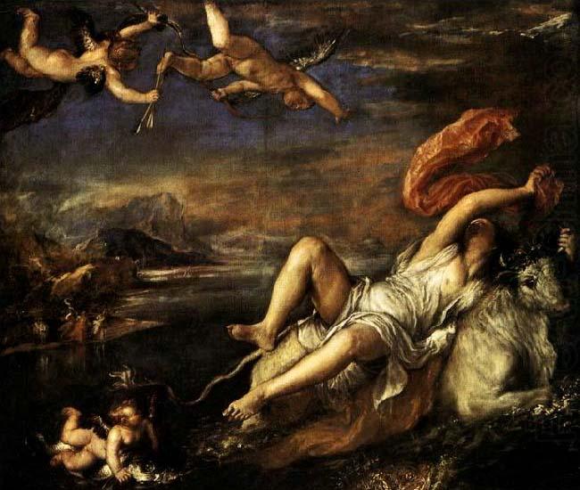 Rape of Europa, TIZIANO Vecellio